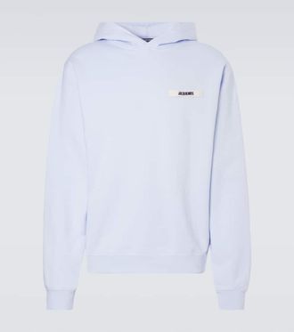 Jacquemus Gros Grain logo cotton hoodie