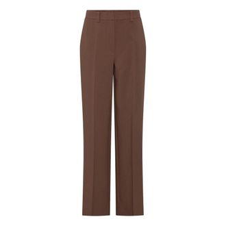 Bruuns Bazaar Broeken, Dames, Bruin, 2Xl, Leer, Cindy Sus BBEleza Broeken