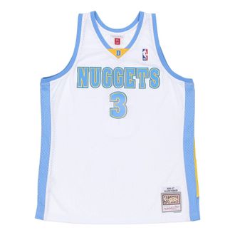 Mitchell & Ness NBA Allen Iverson Denver Nuggets 2006-07 Swingman Jersey White SMJYAC19169-DNUWHIT06AIV