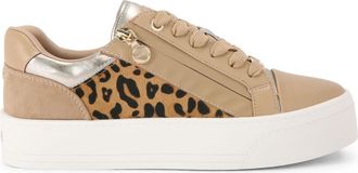 Carvela Womens Statement Zip Sneakers - Camel - Size UK 7