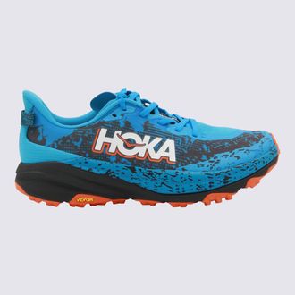 Hoka One One Skyward Blue And Black Speedgoat 6 Sneakers