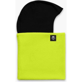 Turtle Fur Fleece Shellaclava Balaclava in Bright Lime at Nordstrom