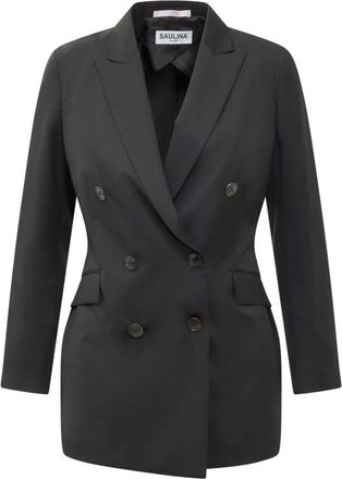 Saulina Milano Blazers, female, Black, Size: L Blazer