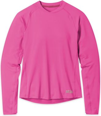 Stio | Womens Hylas Crew Long Sleeve Top, Size Extra Small in Bold Bloom