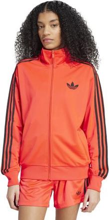 adidas Womens Originals adicolor Firebird Track Top - Lucid Red/Black Size XS