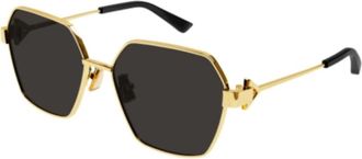 Bottega Veneta Stijlvolle Leren Schoudertas - unisex - Zonnebrillen - Zwart - ONE Size - Accessoires