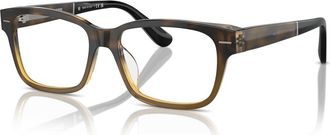 Brunello Cucinelli 53mm Rectangle optical glasses in Tortoise at Nordstrom
