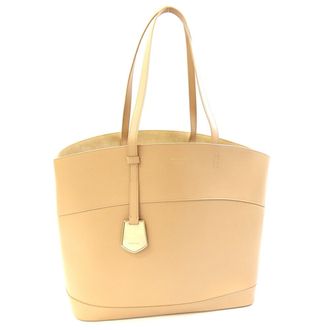 Ferragamo Beige Leather Tote Bag (Pre-Owned)