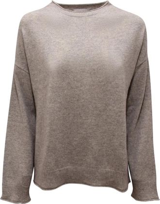 KANGRA Maglione Wool/Cashmere Sweater 2521 01 39287 - Dames - Ronde hals truien - Beige - S - Wol - Truien & Vesten