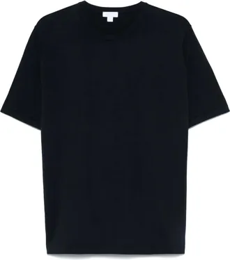 Sunspel cotton knit T-shirt - men - Cotton - S - Blue