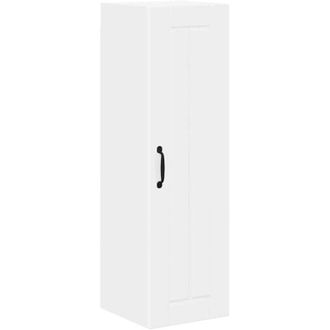 vidaXL Kitchen Cabinet with Shelf High Gloss White 30 x 31 x 100 cm vidaXL