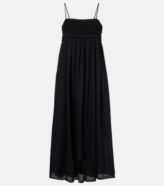 Poss&eacute; Danielle lace-trimmed cotton midi dress