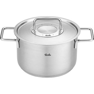 FISSLER Pure Collection Stainless Steel Stock Pot with Metal Lid at Nordstrom, Size Medium
