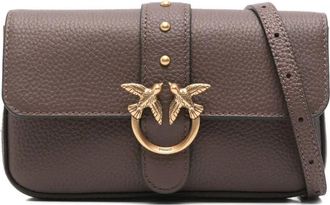 Pinko Borsa a tracolla Love Birds - Marrone
