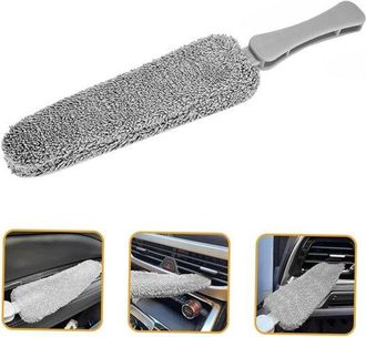 No Brand Juego De 2 Cepillos Suaves De Microfibra Para Ventilaci&oacute;n Y Ranuras, Ideales Para El Coche, El Aire Acondicionado Y El Hogar