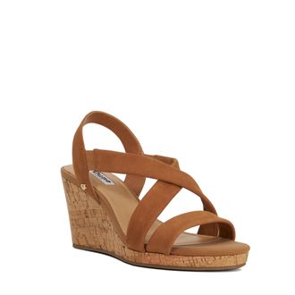 Dune London Ladies KAMIES Wide Fit Cork Wedge Heel Shoes Size UK 5 Wedges