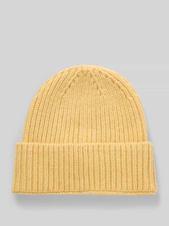 Unio Hamburg Beanie mit Kaschmir-Anteil in Hellgelb, Gr&ouml;&szlig;e 1