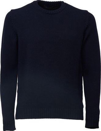 Zanone Slim Fit Ribbed Crewneck Sweater