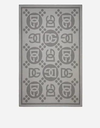 Dolce & Gabbana Wool Jacquard Blanket - Plaid Multicolor Onesize