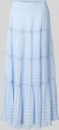 Neo Noir Neo Noir Maxirock mit elastischem Bund Modell Felicia in Hellblau, Gr&ouml;&szlig;e 34