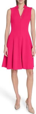 Calvin Klein Sleeveless A-Line Dress in Watermelon at Nordstrom Rack, Size 12