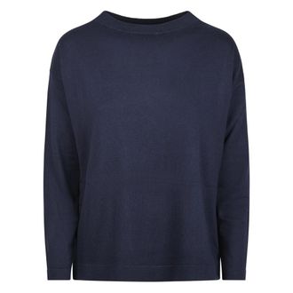 Max Mara Maglia-Canottiera-Top - female - Max Mara - Round-neck Knitwear - Blue - XS - Knitwear