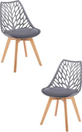 Regalos Miguel Packs Sillas Comedor - Pack 2 Sillas Viva - Gris Oscuro