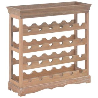 vidaXL Armario Botellero Mdf Marr&oacute;n 70x22,5x70,5 Cm Vidaxl