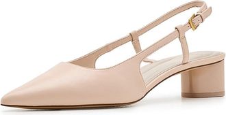 Franco Sarto A-Amelie Slingback Womens Shoes Blush : 7.5 M, Leather