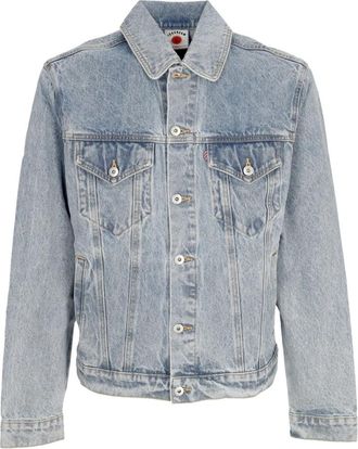 Icecream Running Dog Denim Trucker Jacket - Heren - Spijkerjassen - Blauw - M - Denim - Jassen