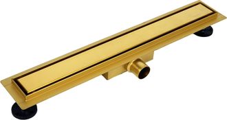 OEM Drenaje Lineal Duplex Next 2 En 1 De 60 Cm, Doble Cara, Color Dorado
