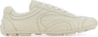 Prada Ivory Nappa Leather Montecarlo Re Edition 2005 Sneakers