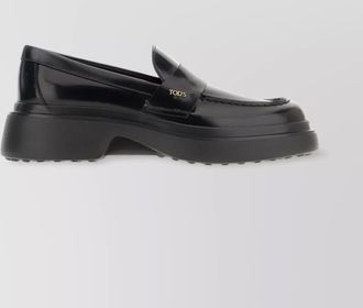 Tod's patent leather loafers