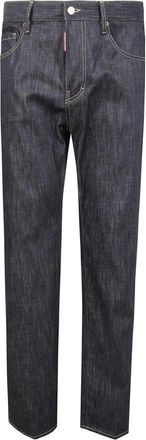 Dsquared2 Donkerblauwe Denim Jeans - Heren - Slim Fit Jeans - Zwart - S - Denim - Jeans