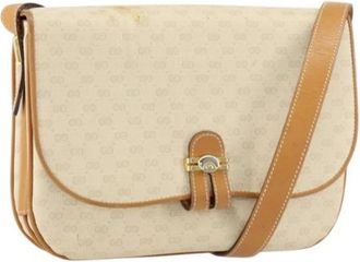 Gucci Pre-owned Cross Body Bags, female, Beige, Size: ONE SIZE Pre-owned Plastic Crossbody Bag