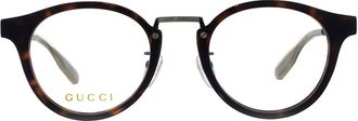 Gucci Demo Oval Unisex Eyeglasses GG1743OJ 003 48