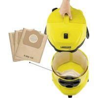 OEM Paquete De 5 Bolsas Para Aspiradora Karcher 6.959-130.0, Bolsas De Papel De Filtro Para Aspiradora Karcher Wd3200 Wd3300 Wd3500 - Crezuo