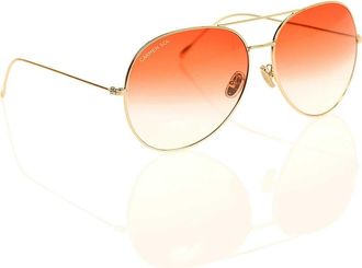 Carmen Sol Tonino Sun Sunglasses in Gld-Red Lens at Nordstrom