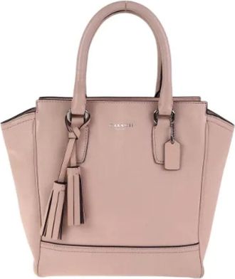 Coach Pre-owned Handbags, female, Pink, Size: ONE SIZE Pre-owned Leather handbags