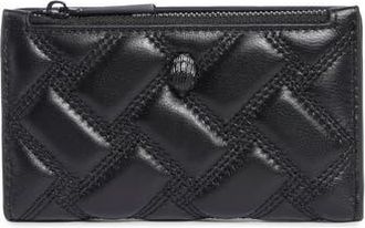Kurt Geiger Kensington Quilted Leather Bifold Wallet in Black at Nordstrom Rack