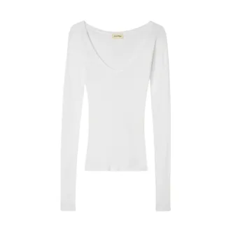 American Vintage Dames, Tops, Wit, Maat: M Katoen