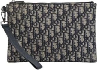 Dior Pre-owned Borsa a Mano in Tela - - Pre-owned - Donna - Blu - ONE SIZE
