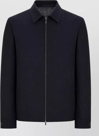 HUGO BOSS virgin wool single-breasted coat