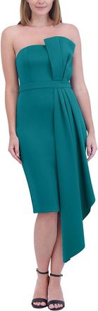 Eliza J Sleeveless Solid Midi Dress