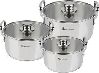 Masterpro Bateria Cocina 6p. Inox Cookware Smart