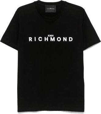 John Richmond logo-print T-shirt - men - Cotton - S - Black