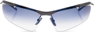 Balenciaga Boomerang CT Zonnebrillen - unisex - Zonnebrillen - Blauw - ONE Size - Nylon - Accessoires