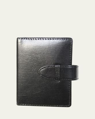 Royce Leather Personalized Leather Playing Card Set Holder