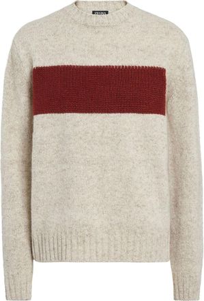 Ermenegildo Zegna Oasi crew-neck cashmere jumper - men - Cashmere - 52 - White