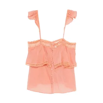 Forte_Forte Sleeveless Tops, female, Pink, Size: S Top